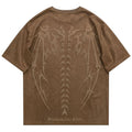 Camiseta em Suede 'Fallen Angel'