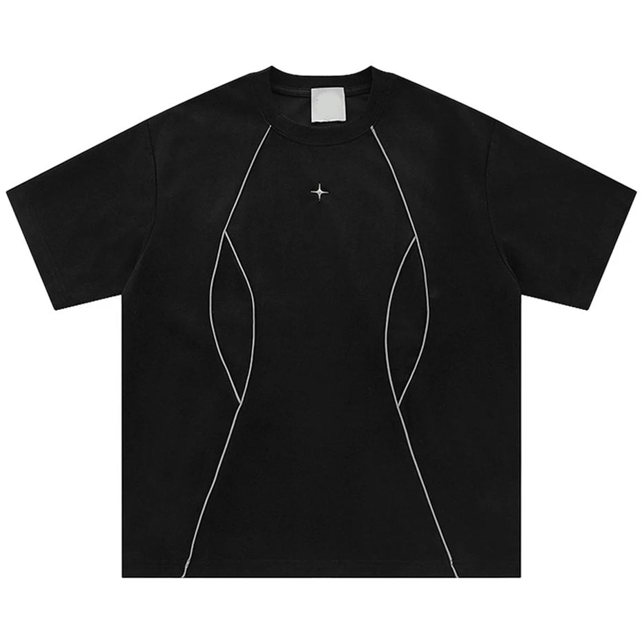 Camiseta em Suede 'North Star'