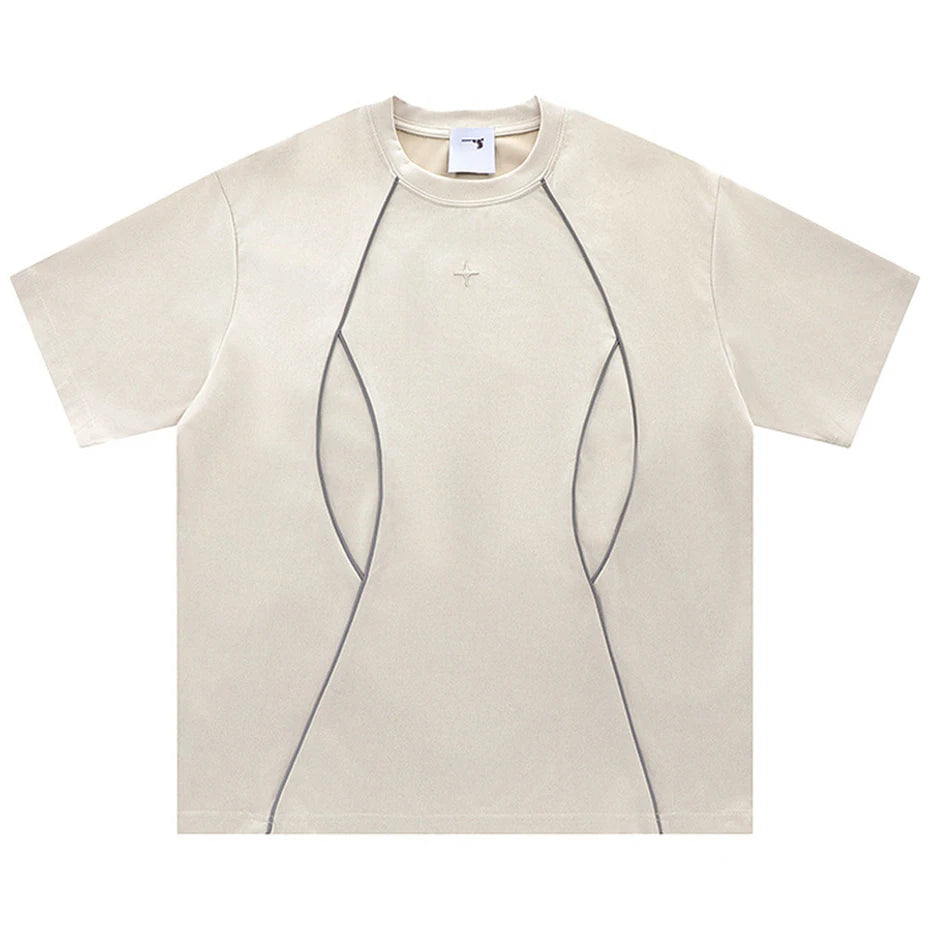 Camiseta em Suede 'North Star'