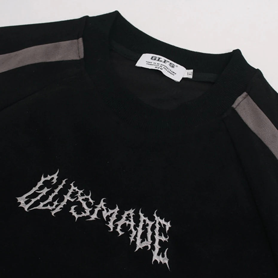 Camiseta em Suede 'Shadow Patchwork'
