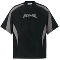 Camiseta em Suede 'Shadow Patchwork'