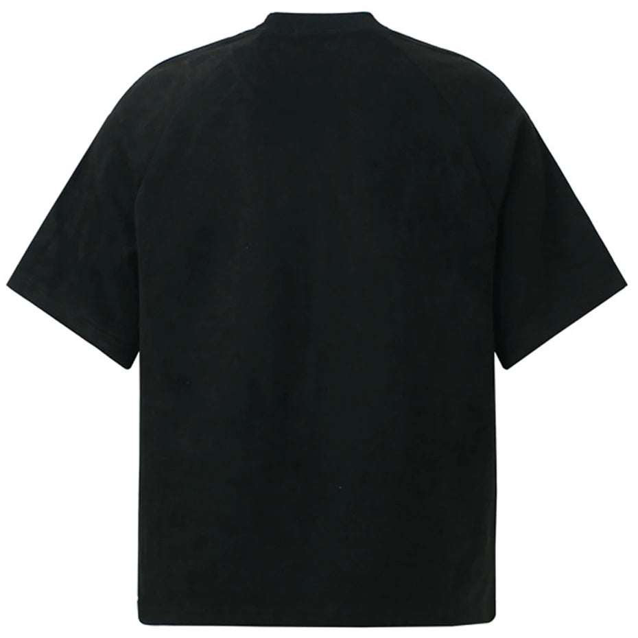 Camiseta em Suede 'Shadow Patchwork'
