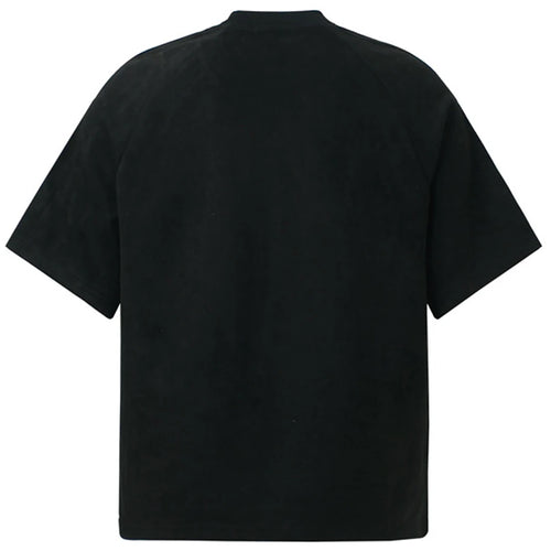 Camiseta em Suede 'Shadow Patchwork'
