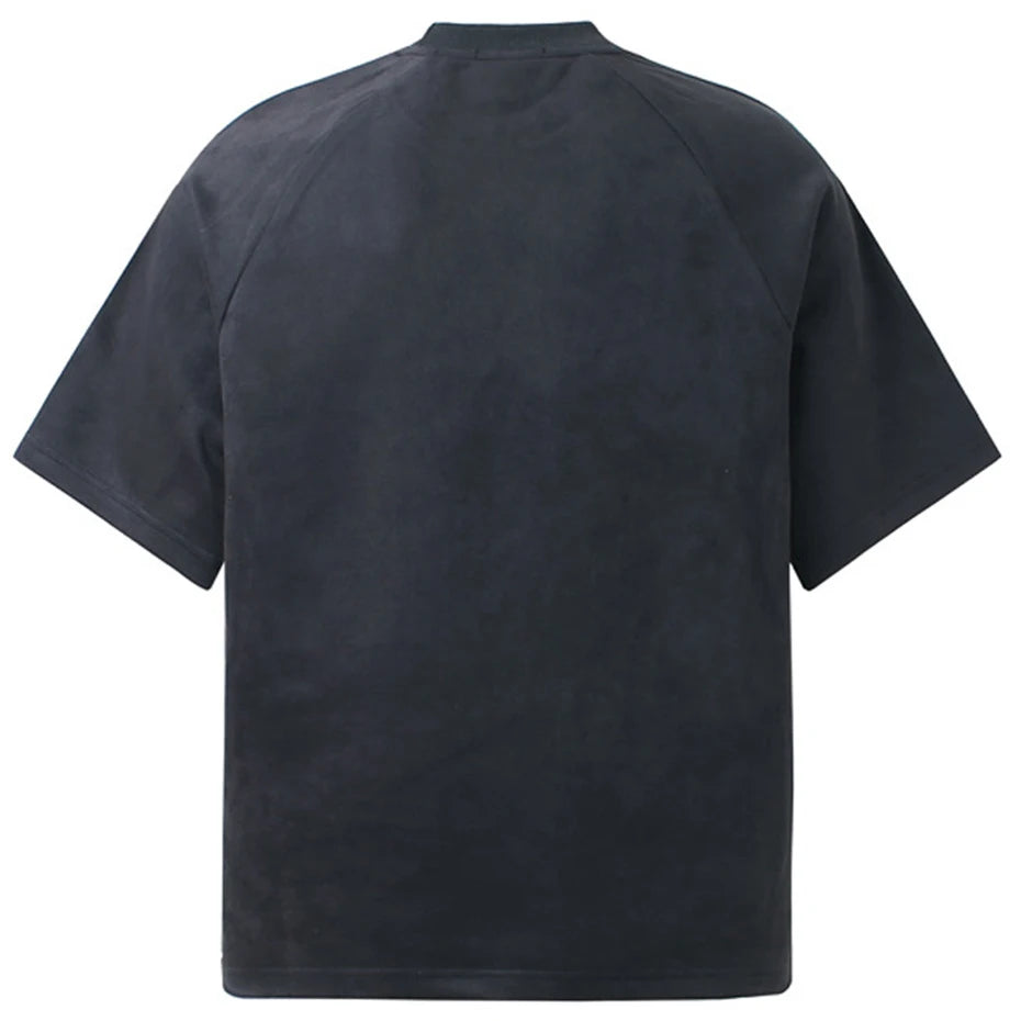 Camiseta em Suede 'Shadow Patchwork'