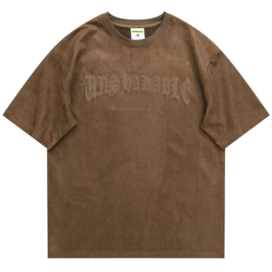 Camiseta em Suede 'Fallen Angel'
